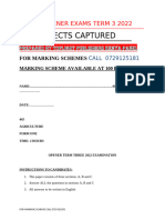 Form 1 Opener Exams Term 3 2022