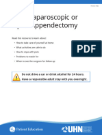 Laparoscopic or Open Appendectomy