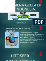 Fenomena Geosfer Di Indonesia PPT Kelas X