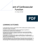 Assessment of Cardiovascular Function