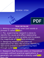 PR 2 Review Stem