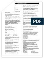 Chemistry Test-01