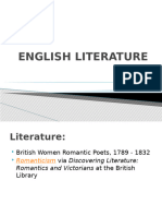 Lecture 3 English Literature 19 Cent