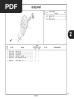 Headlight F-1: No. Ref. L.O.N. (Nomor Ref. Relatif) Deskripsi F.R.T