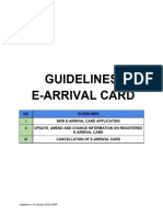 As of 24 Jan 2023 English Technical Guidelines E-Arrival Card