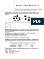 0605 9ano 10qstoes SimuladoAtomísticaSistemasMateriais