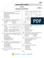 Biological Classification - DPP 02 - Arjuna NEET 2025