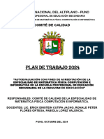 Plan de Trabajo Modelo de Acreditación GRUPO 4