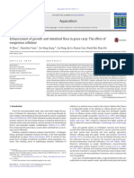 Enhancement of Growth and Intestinal Flora in Grass Carp