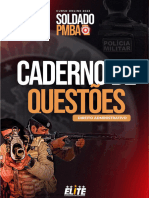 (SD) Caderno de Questões - Direito Administrativo