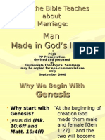 What Genesis Teaches - 1.2 Man 38Fr