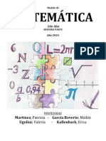 Módulo de MATEMÁTICA Segunda Parte 2024