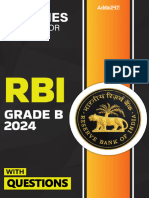 Schemes Capsule For RBI Grade B 2024 With Questions