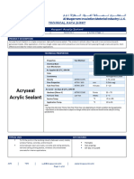 Al Muqarram Acryseal Acrylic Sealant - TDS