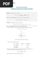 Integral de Linha - Campo Vetorial - Calculo III