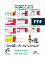 Csif Educacion Aragon 23-24 A6 Calendario