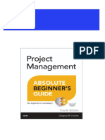 Project Management Absolute Beginner's Guide Greg Horine 2024 Scribd Download