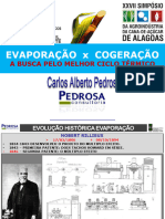 Evaporação X Cogeração - Carlos Alberto Pedrosa