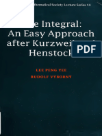 Dokumen - Pub The Integral An Easy Approach After Kurzweil and Henstock 9780521779685 0521779685