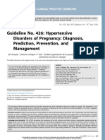 Guideline No. 426: Hypertensive Disorders of Pregnancy: Diagnosis, Prediction, Prevention, and Management