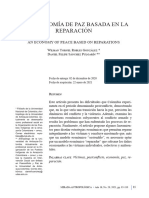 Una Economía de Paz Basada en La Reparación