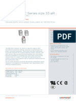 DS Semiconductor Protection Square Body SC Series Fuses Protistor Size 33 AR 690VAC IEC 760VAC UL en