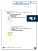 C2.2 Neural Signaling Topic Test MS