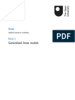 M348 Applied Statistical Modelling - Generalised Linear Models