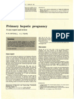 Mitchell R W Teare 1984 Primary Hepatic Pregnancy A Case Report and Review