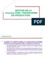 Gestion Budgetaire de La Production