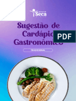 Sugestão de Menu Gastronômico - Tradicional