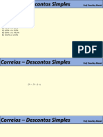 5.2 Correios - Descontos Simples