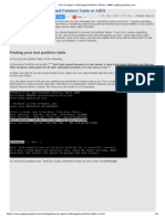 How To Repair A Damaged Partition Table or MBR