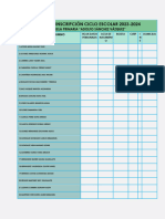 Registro de Re-Inscripcion 5a Buena