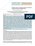 Analysis of Student Discipline Character Implementation in Al Ma'had An Nur Bantul Islamic Junior High School