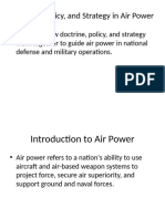 Doctrine Policy Strategy Air Power 16 Pages