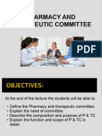 Pharmacy and Therapeutics Committee