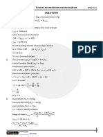 DPP - 04 (Solution) - Linear Momentum Conservation