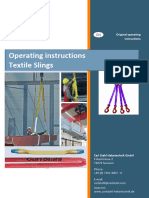 User Instruction - Webbing & Round Sling