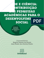 22 Maio Ebook SAÚDE E CIÊNCIA EM PAUTA - A CONTRIBUIÇÃO DAS PESQUISAS ACADÊMICAS