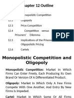 Lecture 20, 21, 22, & 23 CH 12 & 13 Monopolistic Competition, Oligopoly and Game Theory (Abridged)