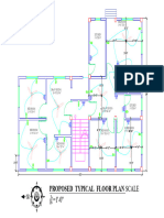 Proposed Typical Floor Plan: Scale ' 1'-0''