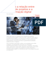 Entenda A Relação Entre Gestão de Projetos e A Transformação Digital