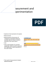 L-1 Measurement and Experimentation