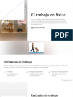 El Trabajo en Fisica