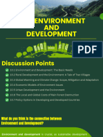 The Environment and Development Compressed