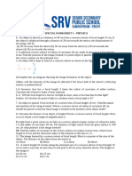 SPECIAL WORKSHEET Optics