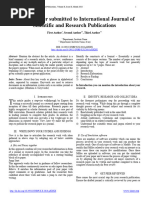 IJSRP Paper Submission Format Double Column