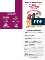 Pasaporte Lector 5 Libros Por Año, 25jul2024