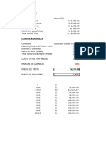 Trabajo Práctico-Análisis Del Punto de Equilibrio